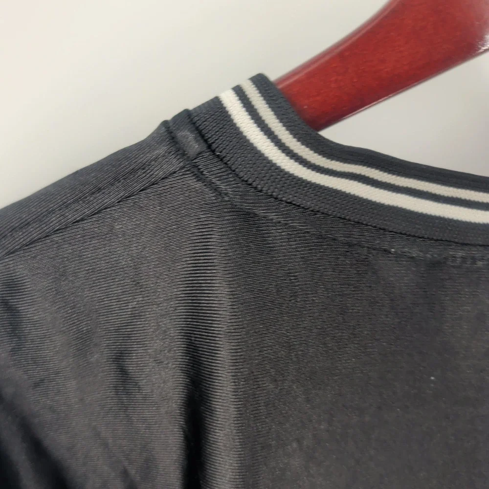 VTG Y2K Los Angeles Raiders Football NFL Castrol Mens Black V-Neck Jersey‎ Sz L